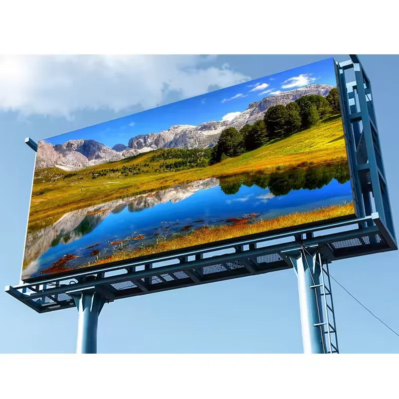 P4 LED Outdoor Matrix Module 256x128mm High Brightness Waterproof 64x32 Pixels 8S Full Color Panel HUB75 Programmable Display