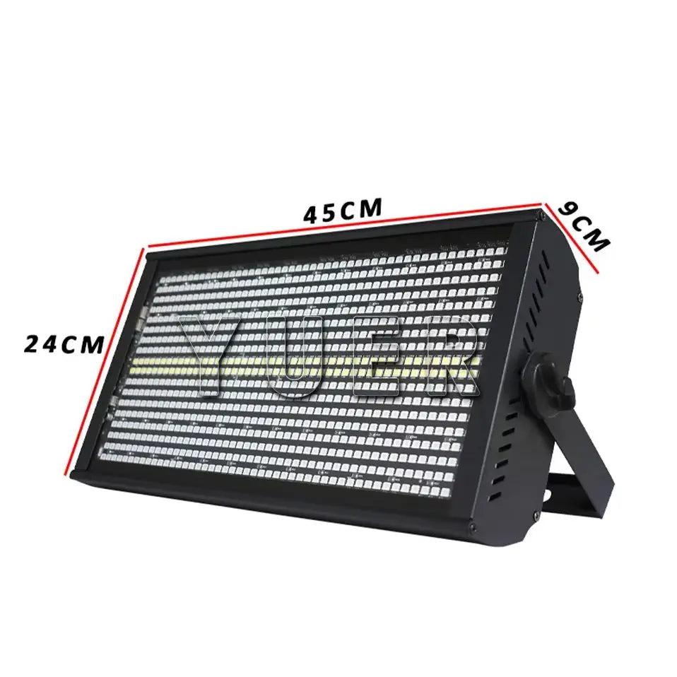 16PCS/Lot 200W LED RGBW 4in1 48+8 Segements Strobe Light White 8000K DMX Super Bright Dj Wash Bar Strobe Stage Lighting Effects
