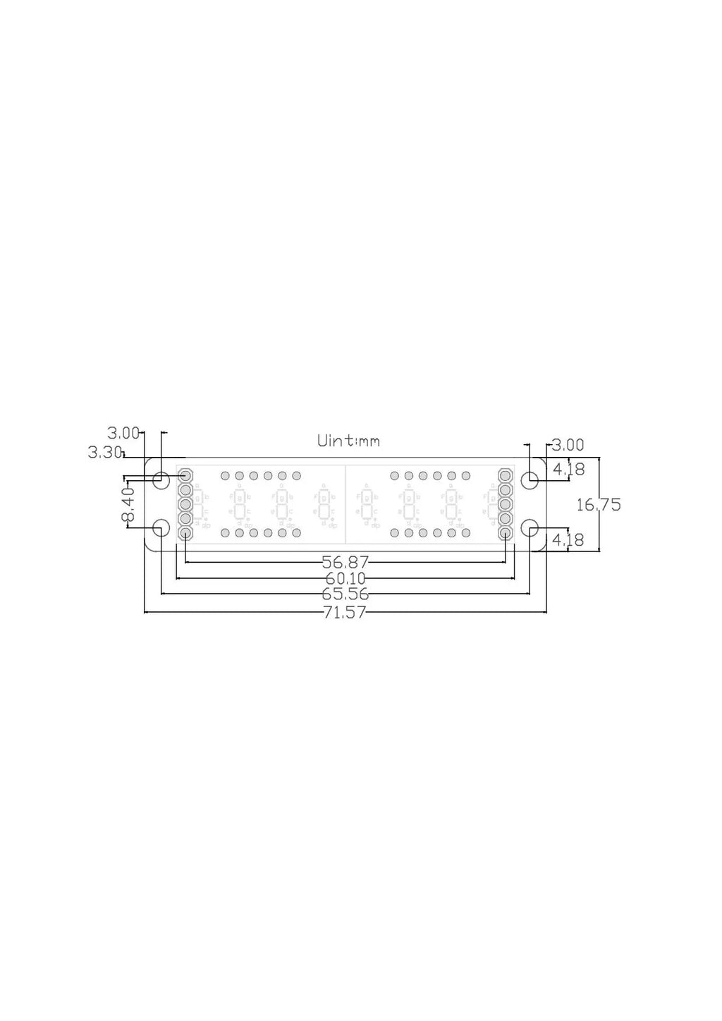 MAX7219 0.36 Inch 8 Bits Digital LED Display 7 Segment Module 5 Color Available for Arduino STM32 STC AVR