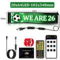 LED DIY Matrix Pixel Panel Led Display Truck Eye Car Sign Animation Bluetooth App Control Programmable Flexible Screen